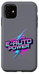 iPhone 11 Electric Power Typ 2 Plug Supercharge E Cars EV Electric Car Case