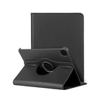 Coque Cool pour iPad Pro 11 Pouces (2020/2021) / iPad Air 4 2020 / iPad Air 5 2022 (10.9) Rotatif Simili-Cuir Noir