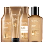 Redken All Soft Quartet Set Shampoo 300 ml + Conditioner Mask 250 Oil 110