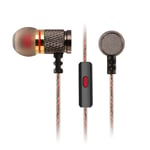 In-Ear Earphones Headphones Dynamic Driver Wired with 3.5mm Jack Volume Control Balanced Sound Grey
