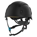 JSP EVO ALTASkyworkerSafety Helmet, Wheel Ratchet, Vented, Black, All-round impact protection, Industrial Climbing helmetmeeting EN 12492 with a 4-point chinstrap (ARC170-001-100)