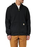 Carhartt Men's Loose Fit Midweight Full-Zip Sweatshirt, Black, S