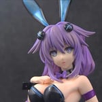 honeyya Play Hyperdimension Neptunia Purple Heart Bunny Ver. Girl Pvc Action Figures Toys