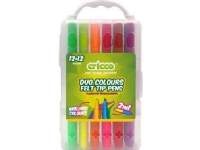 Cricco Double-sided felt-tip pens 24 colors