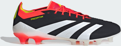 Adidas Adidas Predator 24 Elite Low Artificial Grass Fotbollsskor Jalkapallokengät CORE BLACK / CLOUD WHITE / SOLAR RED
