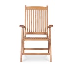 A. Huseby - Midsummer Recliner Chair - Träfärgad - Balkong- och caféstolar - Trä