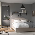 IKEA RAMNEFJÄLL klädd sängstomme 160x200 cm
