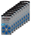 Hörapparatsbatterier 675 blå | Rayovac Extra Advanced | 6-pack 10st⭐