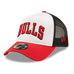 NEW ERA Chicago Bulls Team Colour Red A-Frame Trucker Cap [black/white/red]