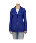 Emporio Armani Womens Blazer - Blue - Size IT 40 (Women's)