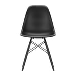 Vitra Eames Plastic Side Chair RE DSW stol 12 deep black-black maple