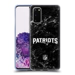 Official NFL Marble 2017/18 New England Patriots Soft Gel Case Compatible for Samsung Galaxy S20 / S20 5G