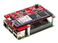 StarTech.com Raspberry Pi Board - USB 2.0 480Mbps - USB to M.2 SATA Converter - USB to SATA Raspberry Pi SSD (PIB2M21) - Kontrollerkort - M.2 Card - USB 2.0 - röd