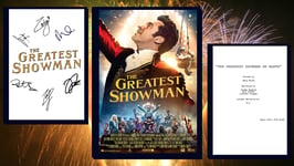 The Greatest Showman Movie Script Screenplay W/autograph Print And Film Poster - For Men & Women, Signed Picture Display