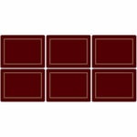 Pimpernel Classic Burgundy Placemats Set of 6