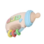 Soothing Sounds Lullaby Machine Handle Rattle Baby Bottle Shape Teething Toys
