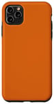 Coque pour iPhone 11 Pro Max Corail tendance, orange foncé