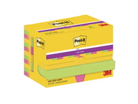 Post-It® Super Sticky Notes Carnival Collection, 12 Blokke, 47,6 Mm X 47,6 Mm