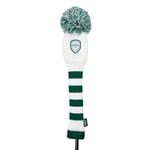 Pom Pom Headcover Hybrid 25: White-Green