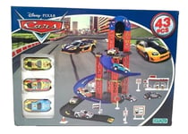 Disney Pixar Cars Parking Super Garage Kids - Track Play Set 43 Pieces