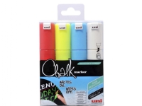 Whiteboard- och kritpennor Uni Chalk PWE-8K 4st 8mm