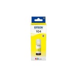 EPSON Kit de Remplissage d'Encre Epson EcoTank 104 - Jaune - Jet d'encre - 7500 Pages - 1 Unit(s) (C13T00P440)