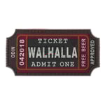 3D Rubber Patch: Walhalla Ticket