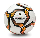 Lionstrike Ballon de Football d'entraînement Standard avec Technologie NeoBladder, Ballon d'entraînement de Niveau Club et Ligue à Taille et Poids réglementaires (Taille 4, Blanc)