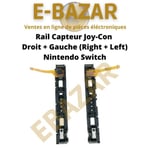 Rail Joy-Con pour Nintendo Switch - EBAZAR - Remplacement pour Joy Con - Noir