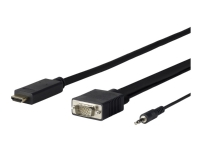VivoLink Pro - HDMI-kabel - HDMI hane till HD-15 (VGA), stereo mini jack hane - 5 m