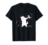 Cheer Dancing Cat Cherry Blossom Japan Cat Lover T-Shirt
