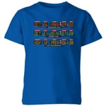 Back To The Future Destination Clock Kids' T-Shirt - Blue - 3-4 Years - Blue