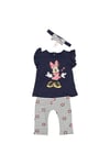 Minnie Mouse Print Cotton 3-Piece Baby Gift Set
