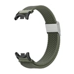 Klockarmband i Vävt Nylon för Xiaomi Mi Band 8/9 Grön