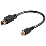 DIN / RCA adapter kabel 0,2m