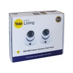 Yale Smart Living HD1080 Indoor Dome Camera With Night Vision Twin Pack