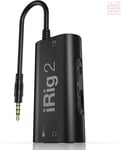 iRig 2 Guitar Interface for Mobile Devices - Portable Amp & FX Rig, Black