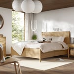 IKEA IKEA TONSTAD sovrumsmöbler, set om 3, inkl sängförvaring/ekfaner, 180x200 cm, cm 180x200 cm