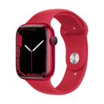 Apple Watch Series 8 GPS 41mm Aluminum Case with Red Sport Band MNP73