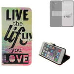 360° wallet case protective cover for Asus Zenfone 10 Design love