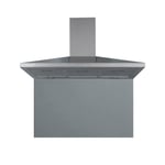 SIA SP90GY 90cm x 75cm Grey Toughened Kitchen Glass Splashback