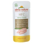 Ekonomipack: Almo Nature Green Label Mini Food 25 x 3 g - Kycklingfilé