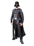 Darth Vader Mens Costume Licensed Villian Star Wars Official Fancy Dress + Mask