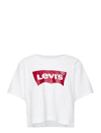 Levi's® Light Bright Cropped Tee Tops T-shirts Short-sleeved White Levi's