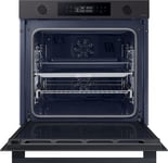 Samsung 76L Series 4 Dual Cook Pyrolytic Built-in Oven with SmartThings - NV7B4430ZAB