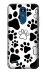 Innovedesire Dog Paw Prints Case Cover For LG K8 (2018), LG Aristo 2, LG Tribute Dynasty, LG Zone 4, LG Fortune 2, LG K8+, LG K9