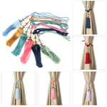 Curtain Tie Rope Hanging Ball Backs Drapes Clip Accessories Tass Coffee