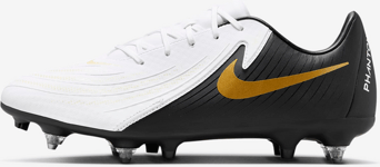 Nike Sg Low-top Football Boot Phantom Gx 2 Academy Jalkapallokengät WHITE/METALLIC GOLD COIN/BLACK
