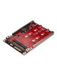 Dual-Slot M.2 Drive to SATA Adapter for 2.5" Drive Bay - RAID - styreenhed til lagring (RAID) - M.2 Card - SATA 6Gb/s