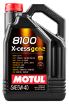 Motul 8100 X-CESS GEN2 5W-40, 5 liter